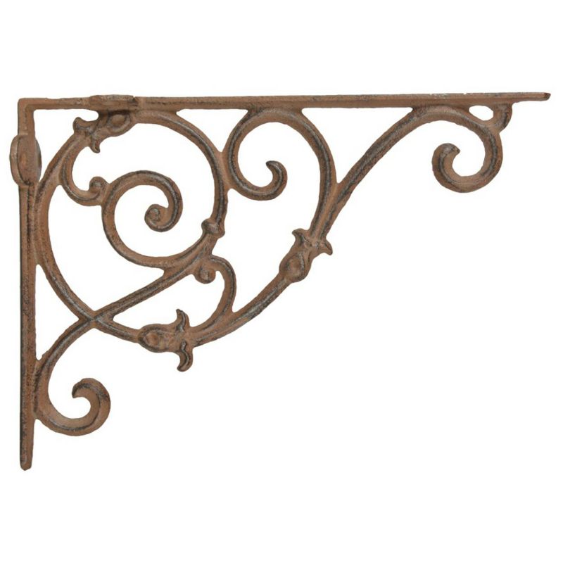 Wspornik pod doniczkę Esschert Design brązowy żeliwny wzór 3 19x26 cm 1 szt.