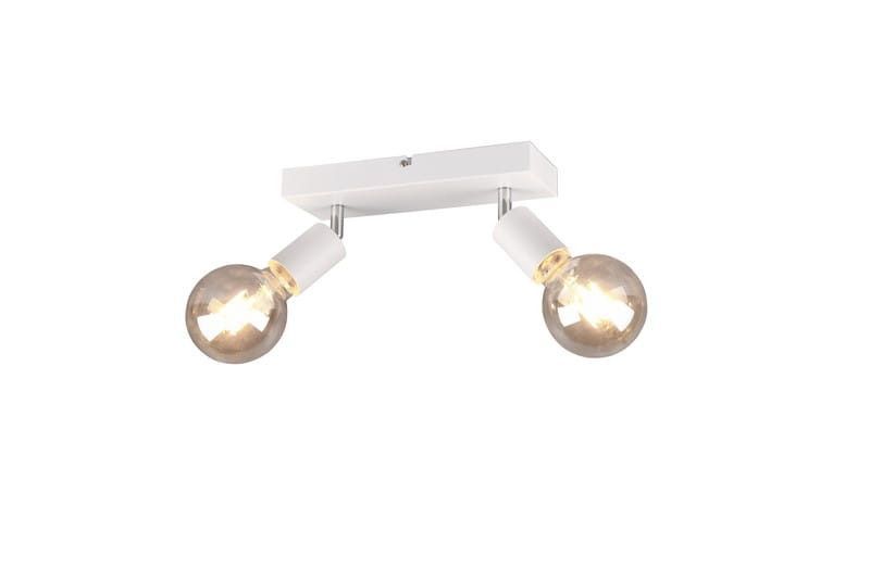 Lampa sufitowa wisząca RL Vannes biała chromowana wym: 12,5 x 26 x 9 cm 2xE27 x 1 szt.