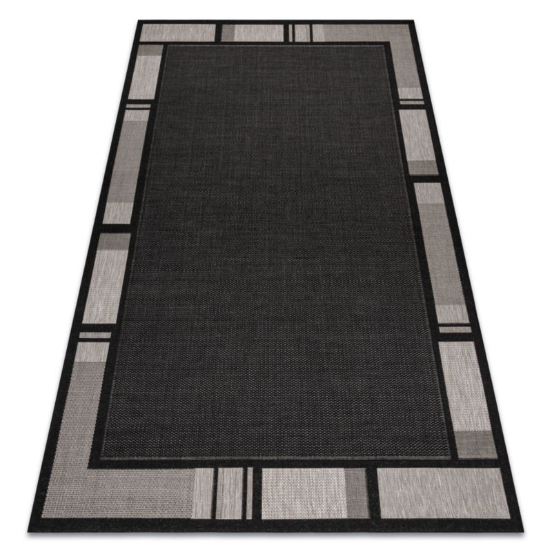 Dywan zewnętrzny Floorlux RugsX 140x200 cm czarny DEV357 1 szt.