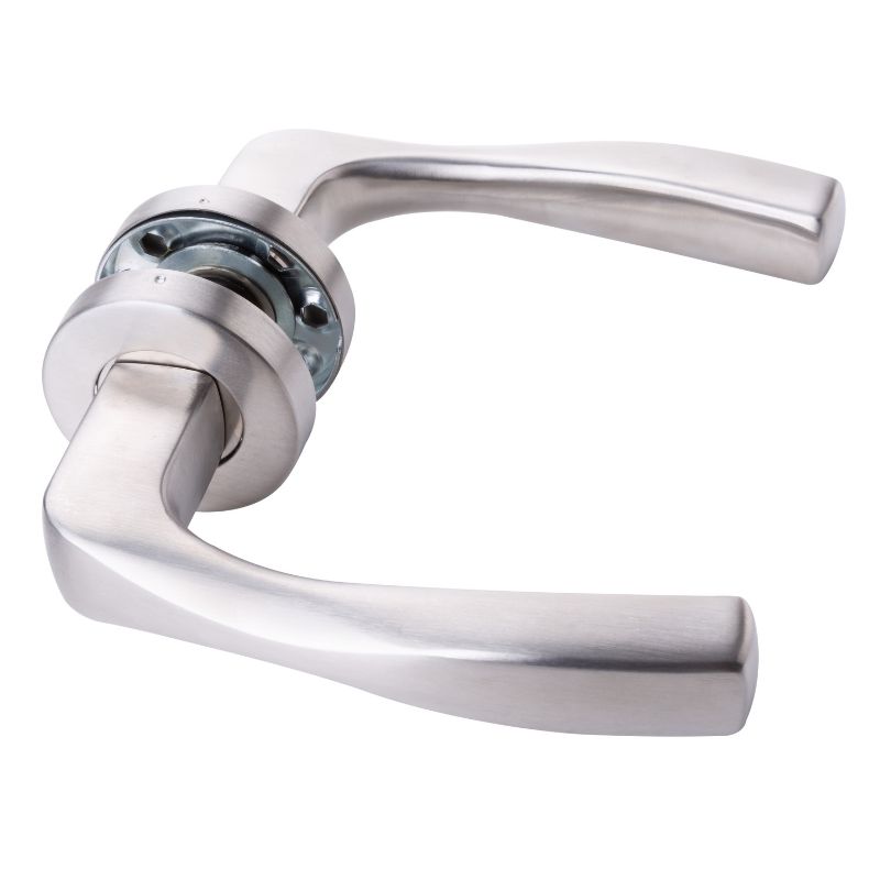 Klamka do drzwi PSG Torino Stal Nierdzewna INOX Okrągła Profilowana Srebrna 1 szt.