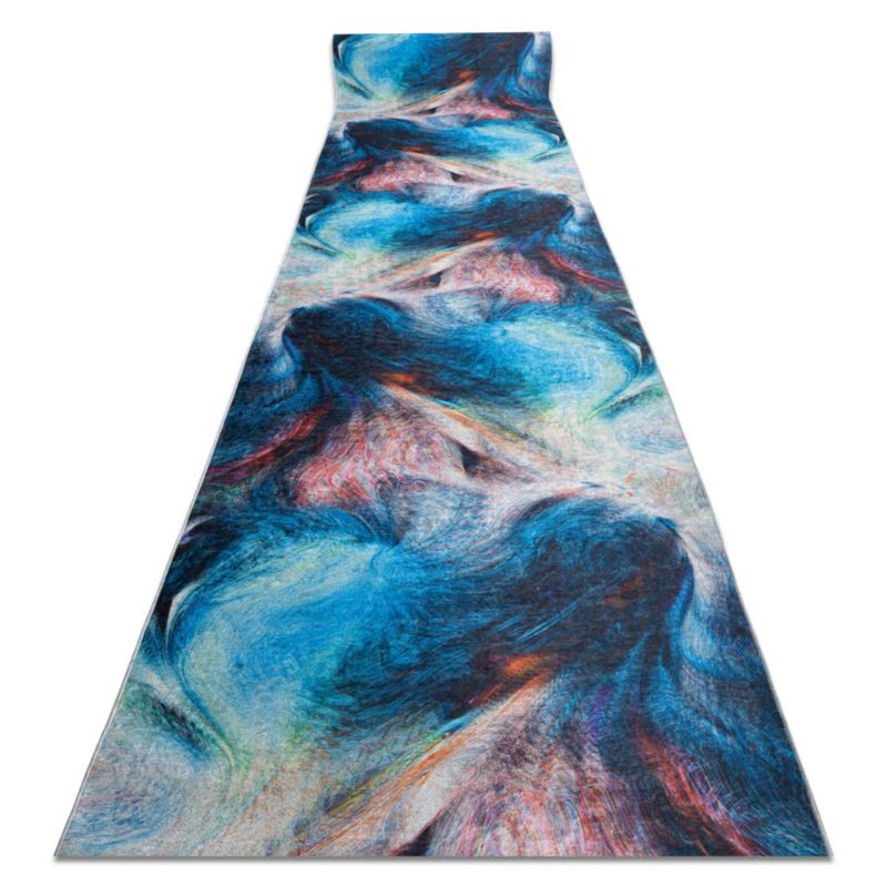 Chodnik RugsX 80x110 cm niebieski 280851 1 szt.