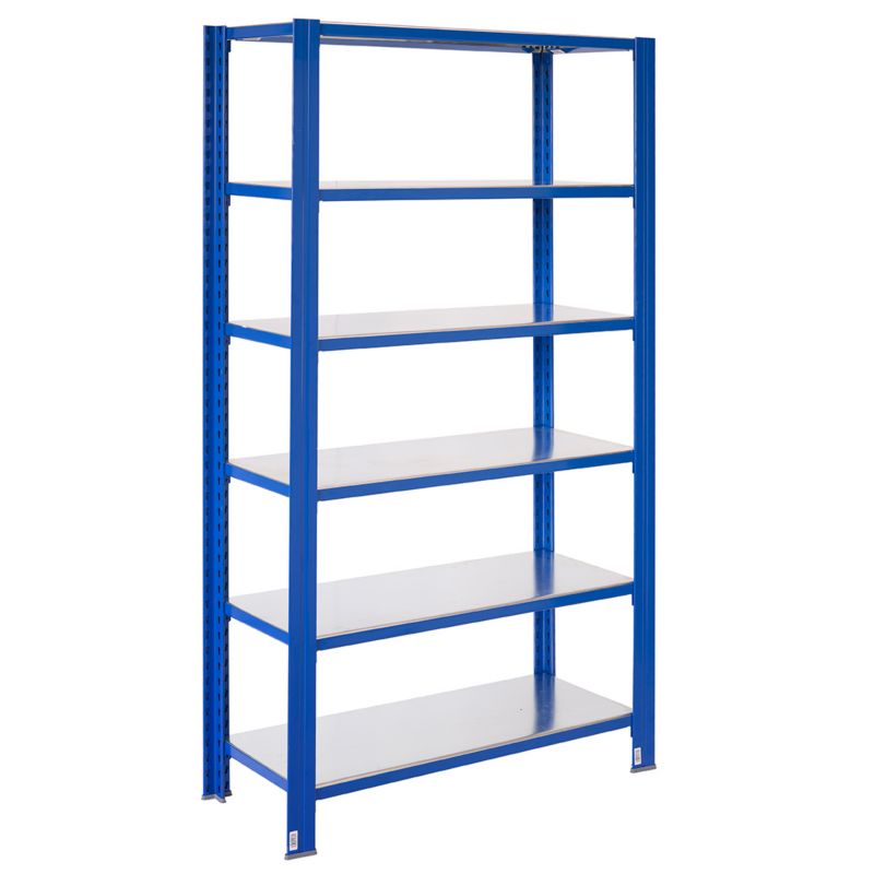 Wtykowy regał metalowy AR Shelving z profilem T z 6 półkami 250x80x50 cm 250 kg 1 szt
