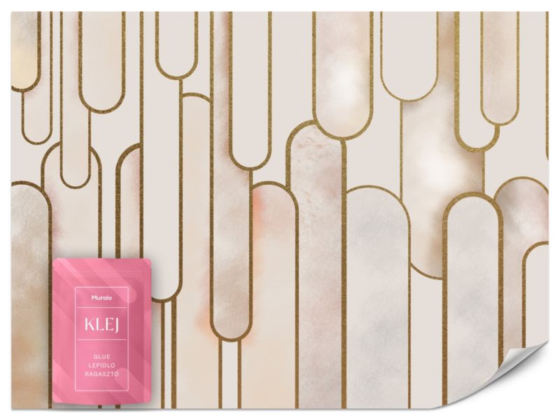 Fototapeta Muralo Abstrakcyjne Łuki Styl Glamour 150x105 cm 1szt.