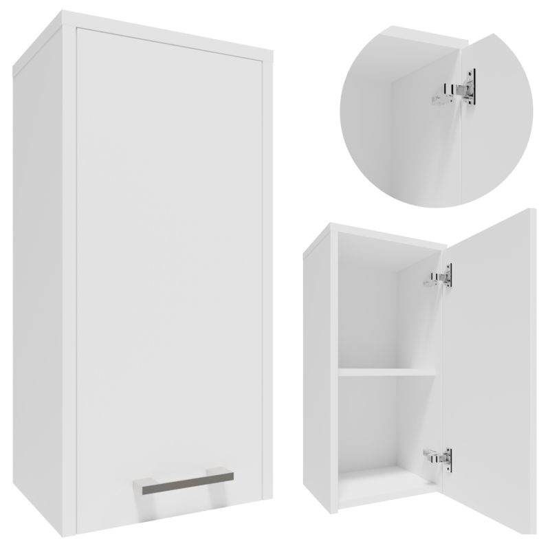 Szafka łazienkowa Matkam FW30BIA wisząca 30cm biała 1 szt.