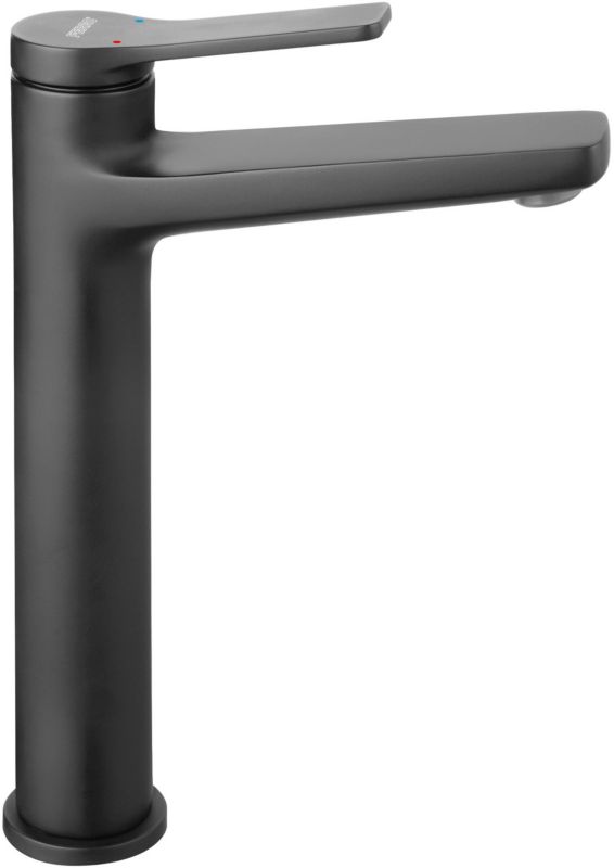 Bateria umywalkowa Ferro Stratos Black Wysoka Czarny Mat Jednouchwytowa 1 szt.