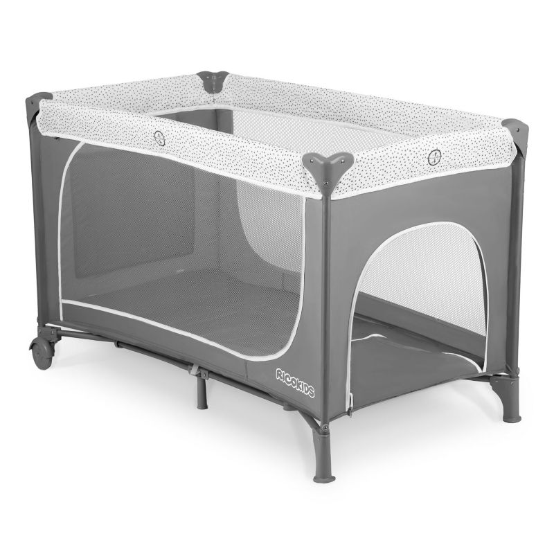 Łóżeczko turystyczne dwupoziomowe Ricokids 724100 składane podróżne + materac + torba 1szt.