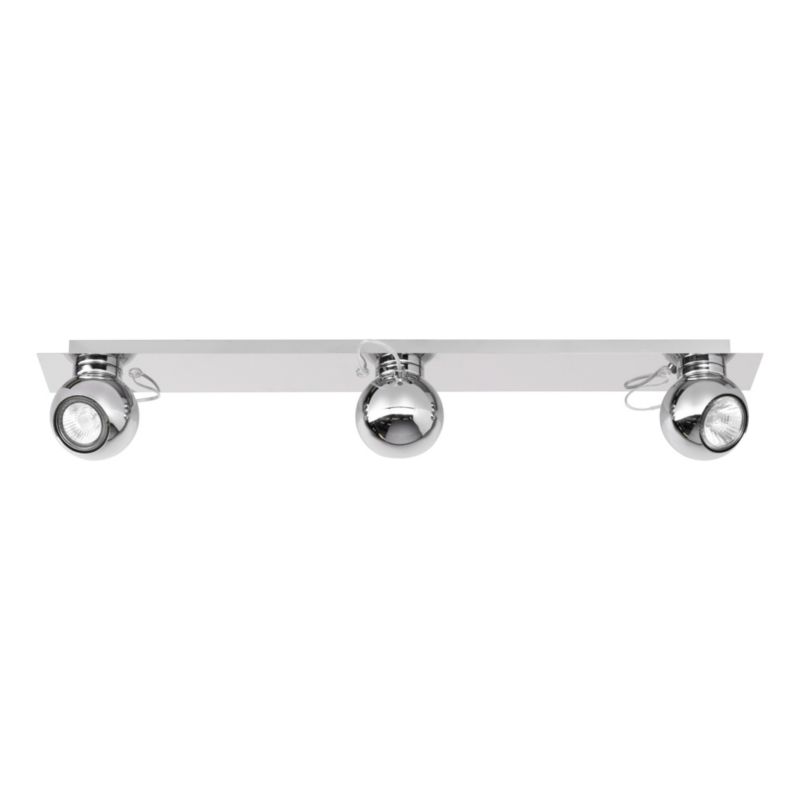 Lampa Sufitowa SPOT Light 3xGU10 Max.50W Chrom, Klasyczny Design od Polskiego Producenta, 1szt.