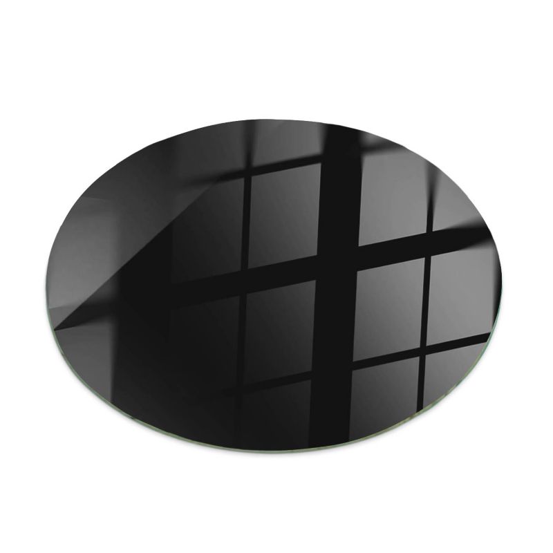 Blat Na Stół ArtPrintCave fi100 cm Kolor czarny gładki Stół Do Salonu Hartowany Loft DIY 1 szt.