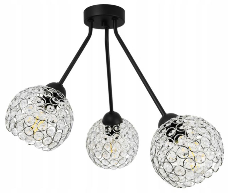 Lampa sufitowa wisząca Light Home LH Trio Crystal 3x E27 60W transparentny 1szt.
