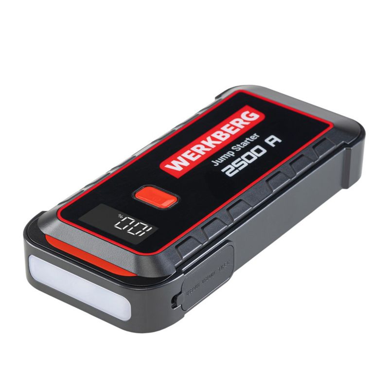 Booster WERKBERG Jump Starter Powerbank 1500A/2500A 25800mAh czarny 1szt.