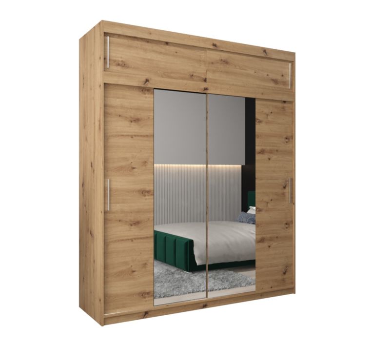 Szafa przesuwna Garderoba Abiks Tokyo 1 200 artisan + artisan z nadstawką 1 szt.