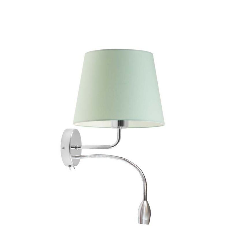 Kinkiet Volta Light Factory Blues Miętowy Abażur 1xE27 1szt.