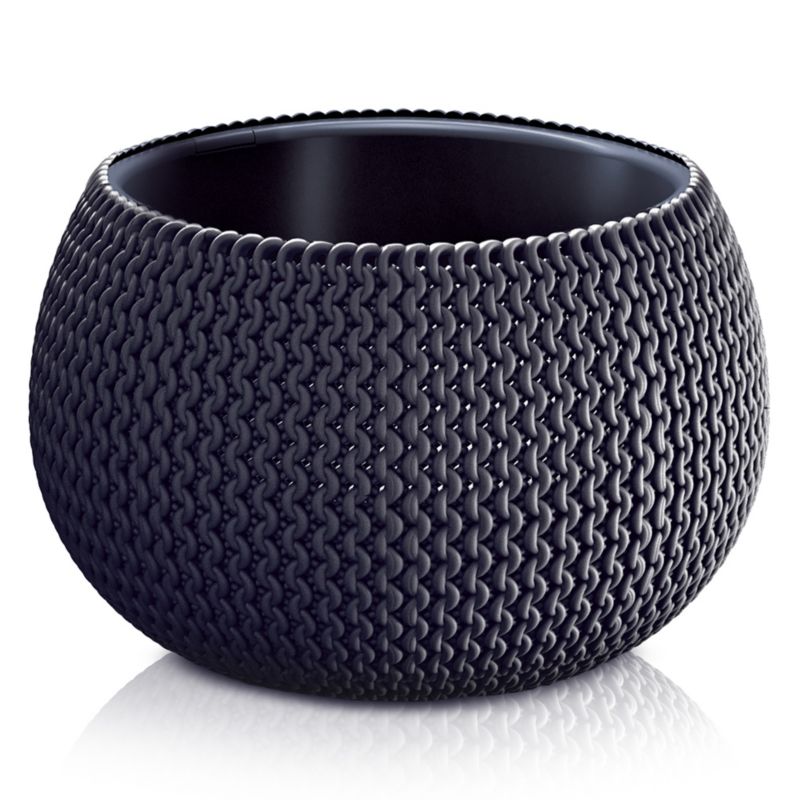 Doniczka EDANTI Do Domu i Ogrodu Splofy Bowl Antracytowa 29 cm 1 szt.