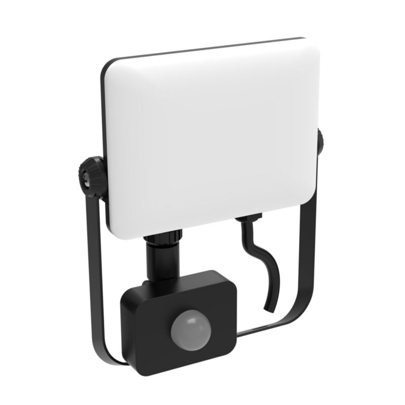 Naświetlacz Sanico Goldlux MILKY LED 30W 2700lm 4000K z czujnikiem ruchu i zmierzchu czarny IP65 - 1 szt.