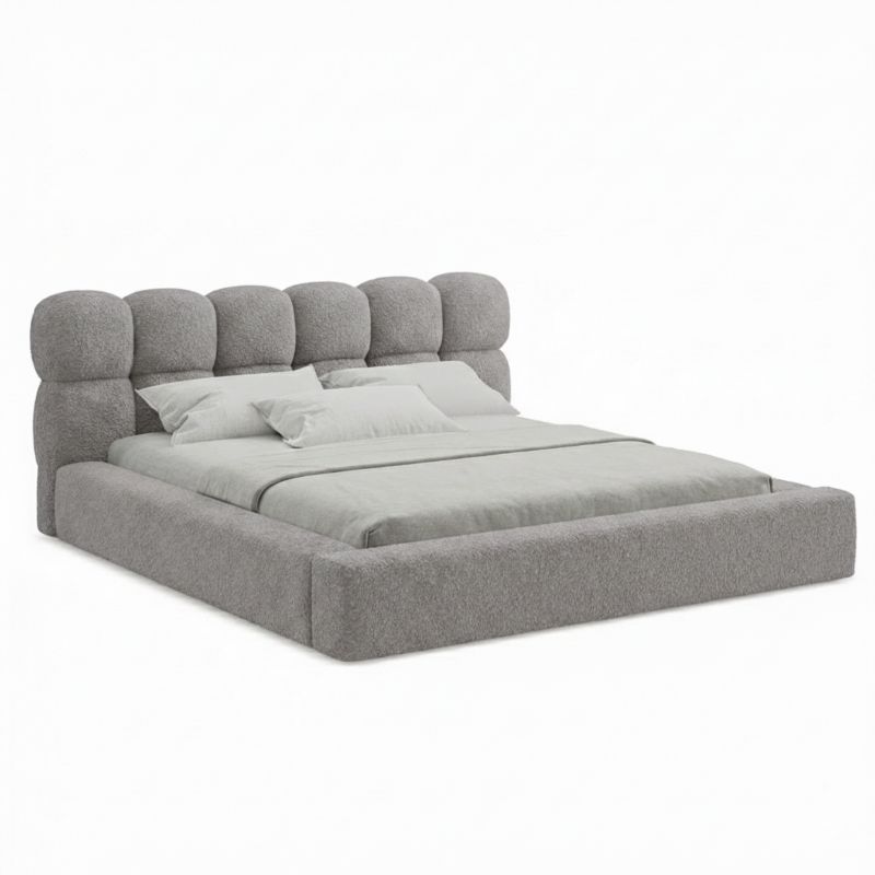 Łóżko Tapicerowane LUSSO 140x200 Stelaż Pojemnik Na Pościel Loop 17 1 szt.