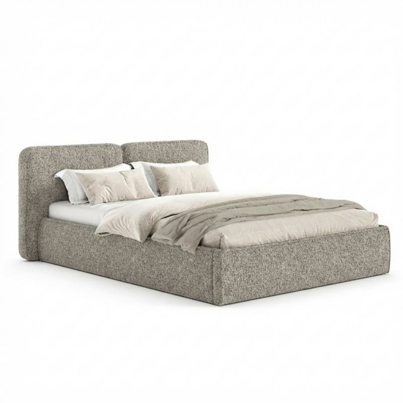 Łóżko Tapicerowane ELITE 200x200 Stelaż Pojemnik Na Pościel Loop 17 1 szt.