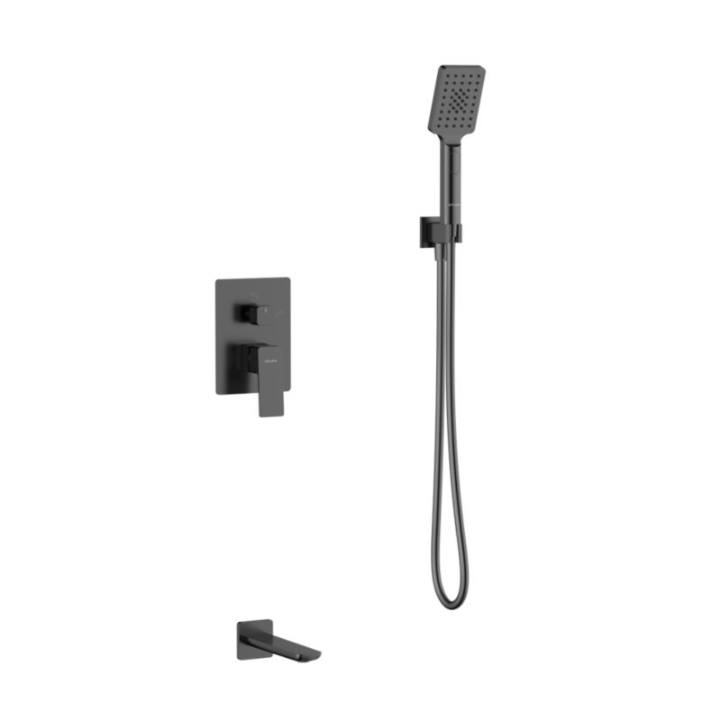 Zestaw wannowy podtynkowy Valvex Harris gun metal