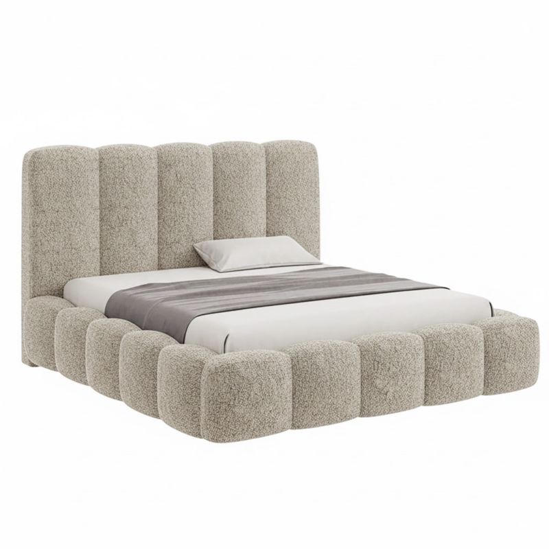 Łóżko Tapicerowane MONARCH 160x200 Stelaż Pojemnik Na Pościel Loop 08 1 szt.