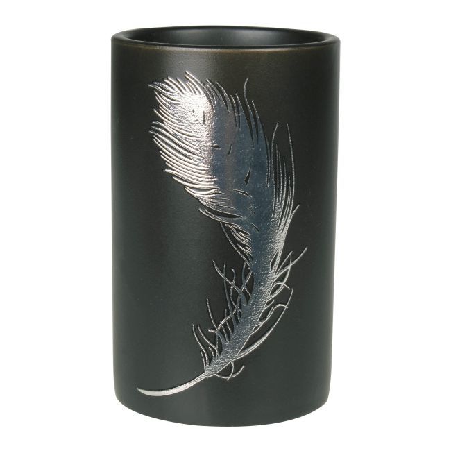 Kubek łazienkowy Piume czarny