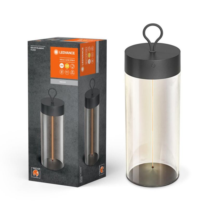 Lampa Podłogowa Ledvance Stojąca Dekoracyjna 1.2W 100lm 2700K Szary 1 szt.