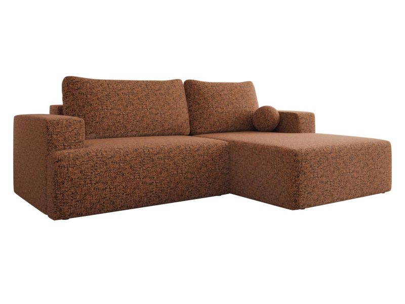 Narożnik z funkcją spania MIRJAN 24 Mivo prawy ciepły brąz 1 szt.