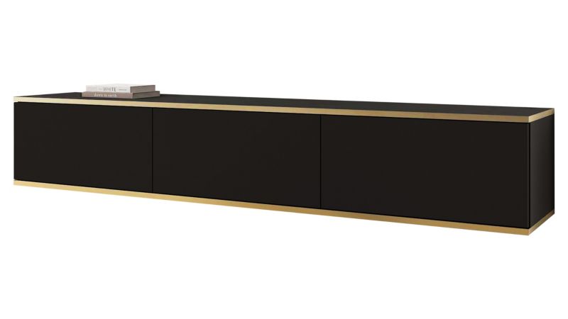 Szafka RTV MIRJAN 24 Oro 175 czarny 1 szt.