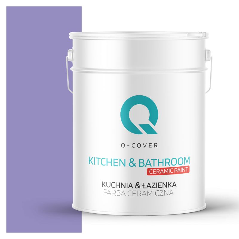 Farba Ceramiczna Kuchnia & Łazienka Q-Cover Lawendowy H2629 Głęboki Mat 10L
