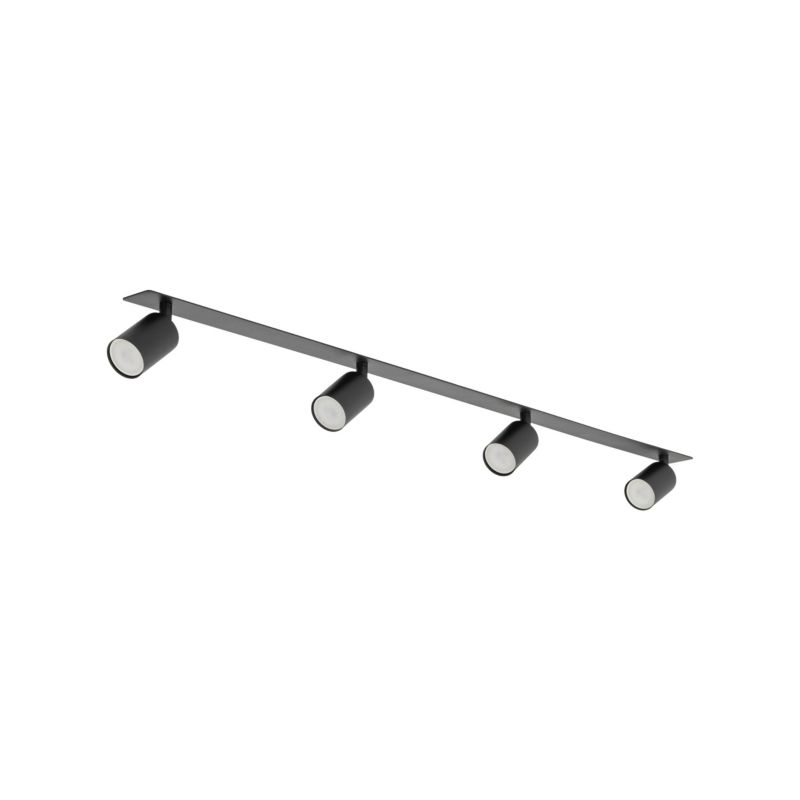 Lampa Sufitowa TK-Lighting Nex czarna 4Xgu10 Podtynkowa listwa regulowana - 1szt.