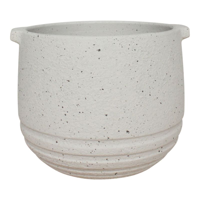 Donica paski Verve 17 cm kremowa