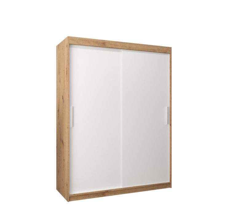 Szafa przesuwna Garderoba Abiks Tokyo 150 artisan + biały 1 szt.
