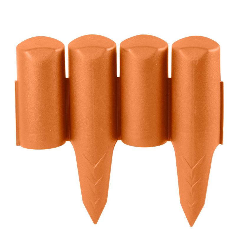 Płotek EDANTI Ogrodowy 2,5 m Obrzeże Trawnikowe Palisada Terakota 1 szt.