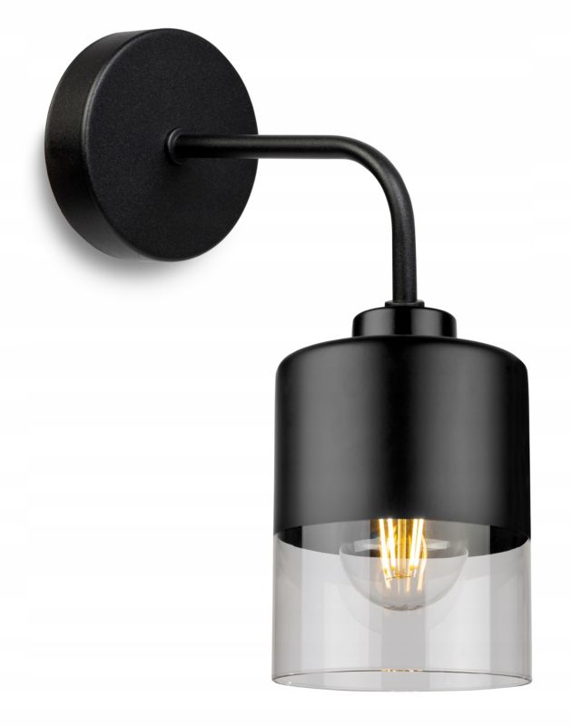 Lampa ścienna kinkiet Light Home LH Roma 1x E27 60W czarny 1szt.