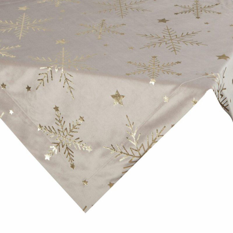 Obrus Świąteczny 10A Eurofirany Beżowy Poliester 85x85 cm 1 szt.