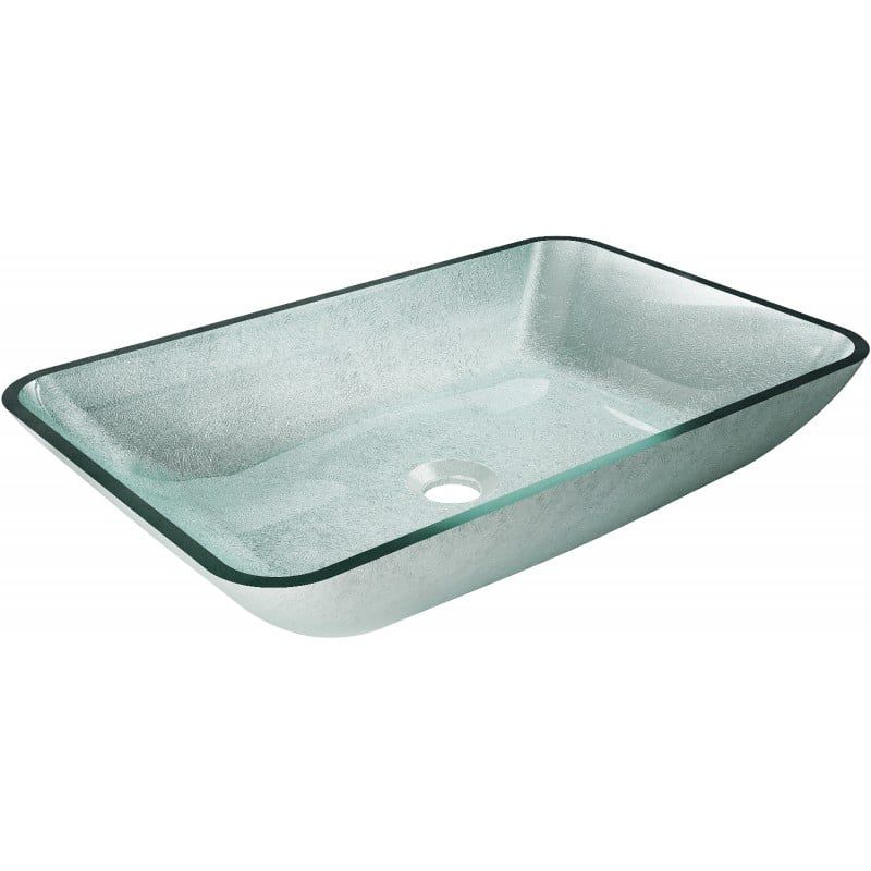 Umywalka nablatowa Mexen Megan srebrna 56 x 36 cm 1 szt.