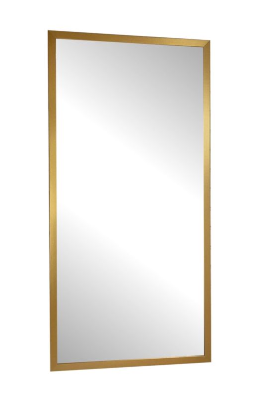 Lustro wiszące Profilmat 140x60 rama wąska złota 1szt.