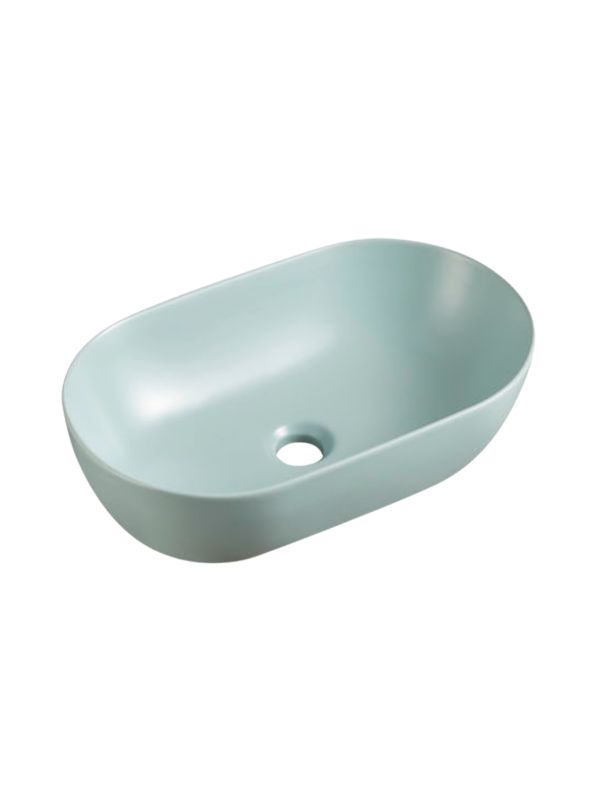 Umywalka nablatowa Uptrend SPARROW owalna, Sage Mist mat 1 szt.