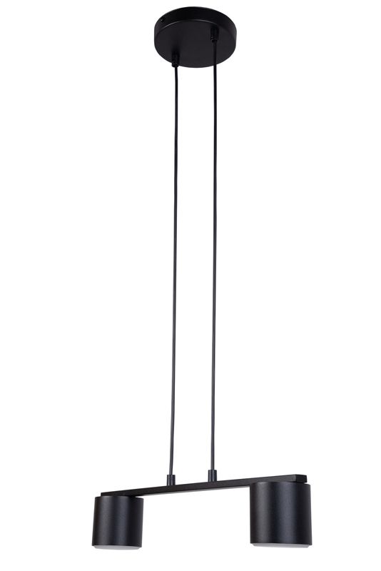 Lampa wisząca Sigma Lighting Mila 7642 czarna nowoczesna 2xGX53 x 1 szt.