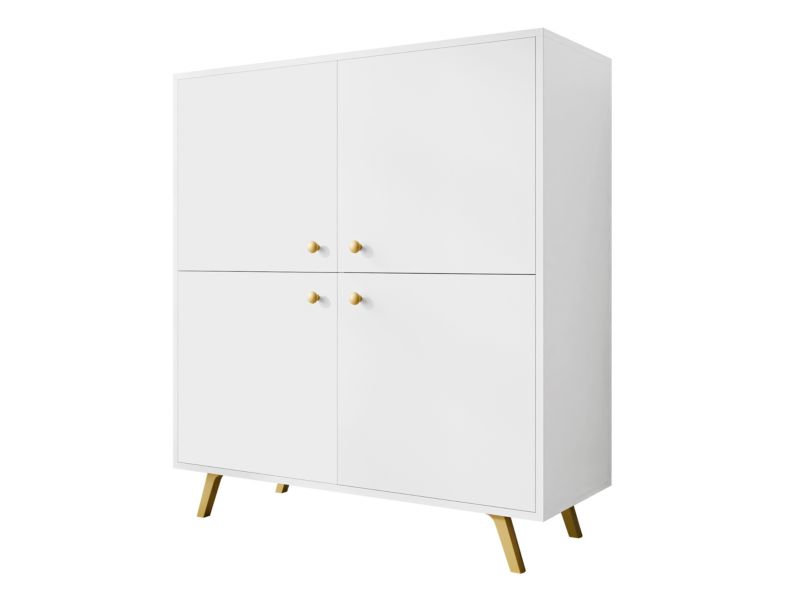 Komoda MIRJAN 24 Siena 4D biały 1 szt.