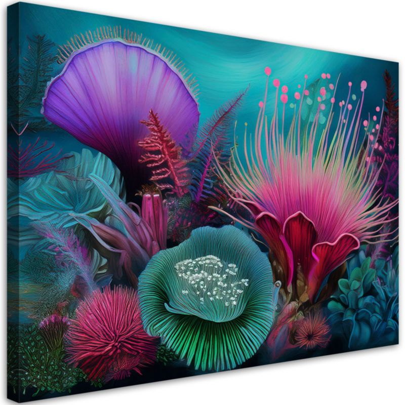 Obraz na płótnie Feeby Rafa Koralowa Rośliny Morskie 60x40cm 1szt