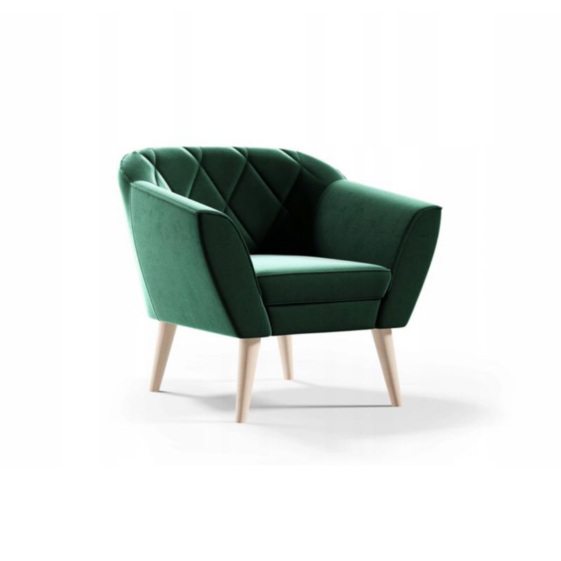 Fotel Bettso Viva 73 cm z miękkim oparciem zielony 1szt.