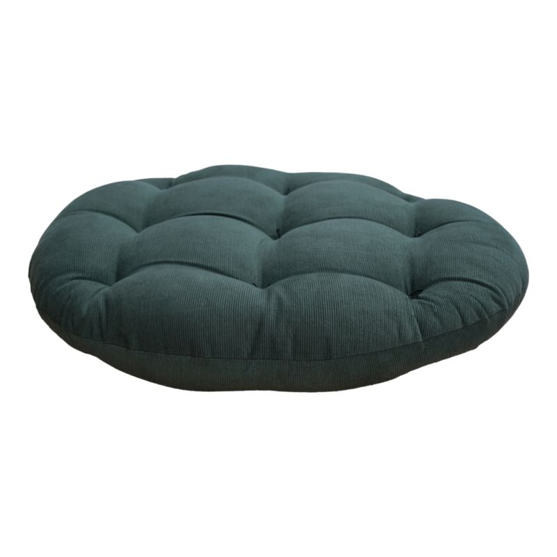 Siedzisko GoodHome okrągłe 40 cm szmaragdowe