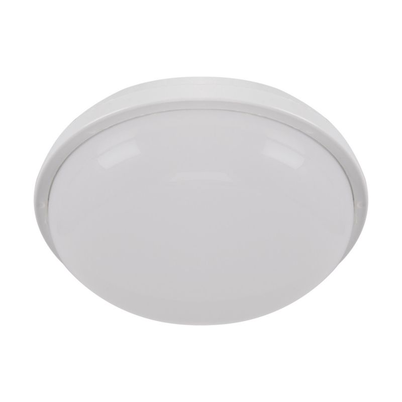 Lampa sufitowa zewnętrzna Struhm Filip biała LED 24W 4000K 1700lm mleczny klosz IP54 wym: 6,6 x 21,5 x 21,5 cm - 1 szt.