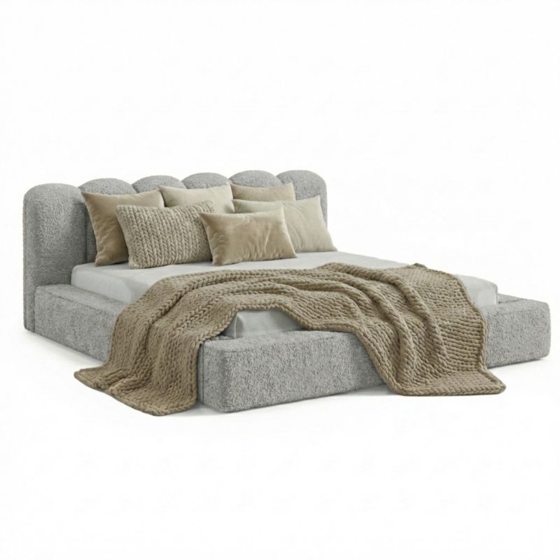 Łóżko Tapicerowane VENETO 180x200 Stelaż Pojemnik Na Pościel Loop 17 1 szt.