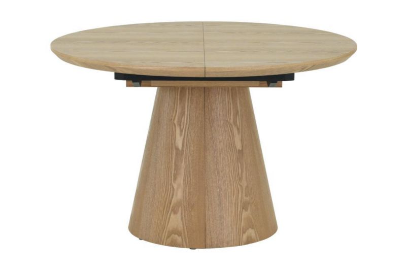 Stół ZARA HowHomely 120 cm okrągły rozkładany dąb 1 szt.