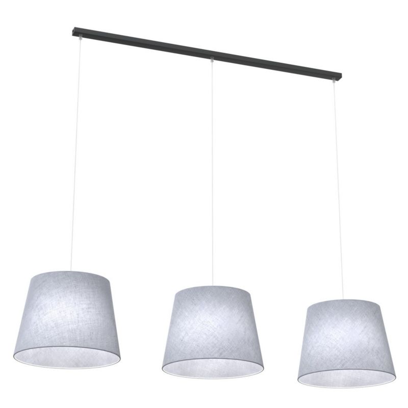 Lampa wisząca Emibig EPOCA szaro-czarna 3xE27x20W IP20 wym:150x154x38cm - 1 szt.