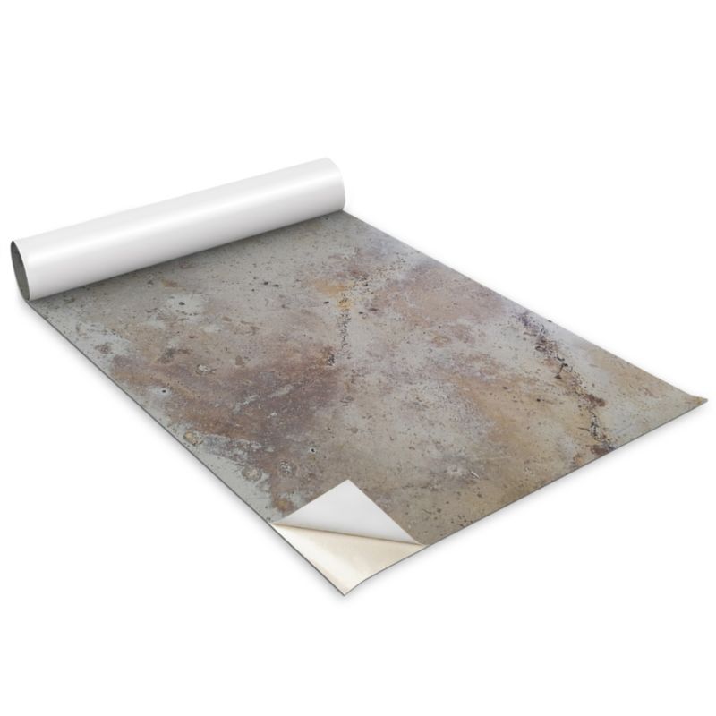 Okleina Meblowa Do Sypialni I Garderoby Wallfluent 100x50 cm Kamień tekstura Okleina Na Biurko I Regał 1 rol.