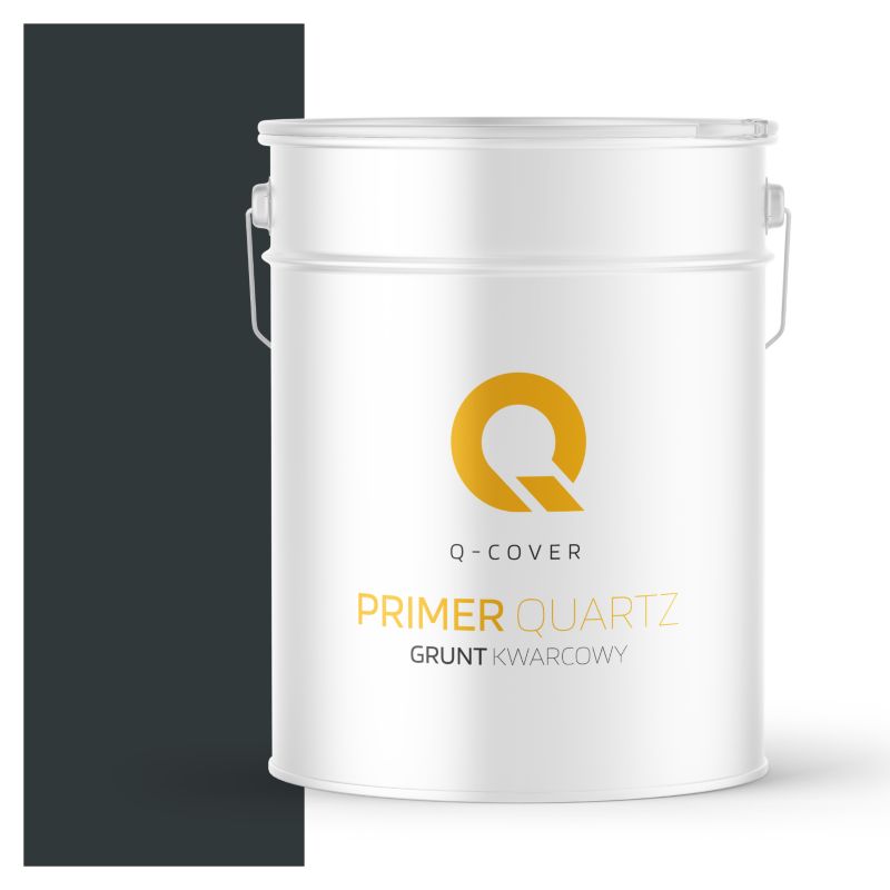 Grunt Kwarcowy pod Tynk Dekoracyjny Q-Cover Grafitowy D923 15KG