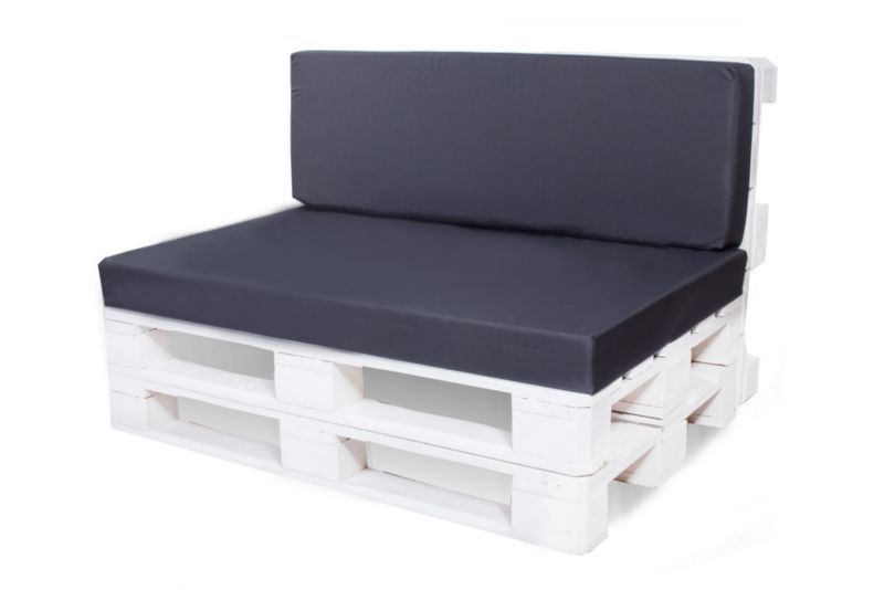 Poduszka ogrodowa na paletę,Setgarden, 120x50x50cm, Granatowa poduszka zdejmowane pokrowce, Flat 1szt