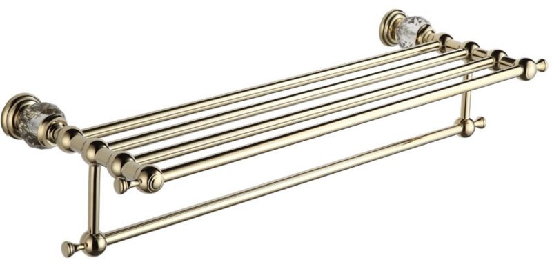 Półka na ręcznik Mexen Estela złoty 65 cm 4 szt.