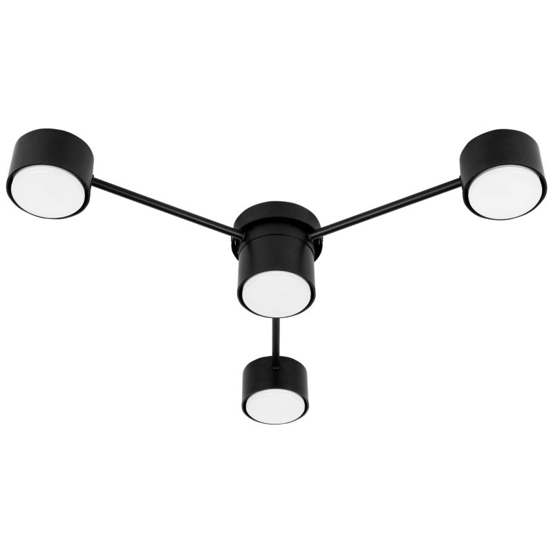 Żyrandol LED MasterLED Guliver GX53 85cm poczwórna lampa sufitowa loft czarny 1 szt.